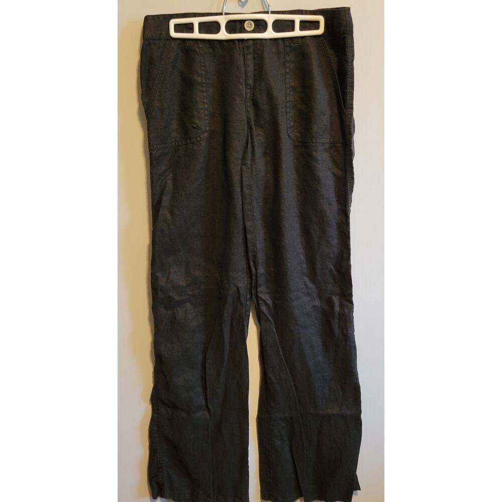 London Jean 100% Linen Wide Leg Pants - Women's Sz 4